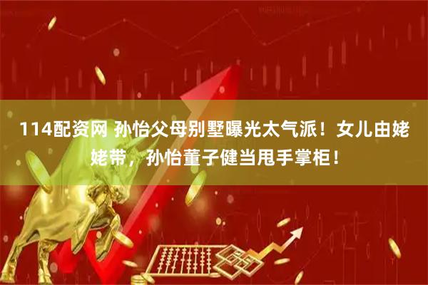 114配资网 孙怡父母别墅曝光太气派！女儿由姥姥带，孙怡董子健当甩手掌柜！